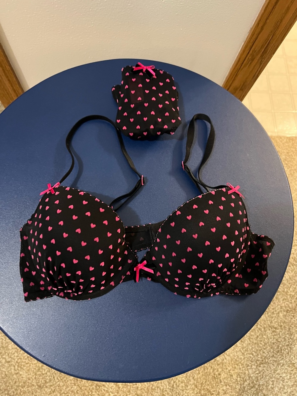 Betsey Johnson hearts bra